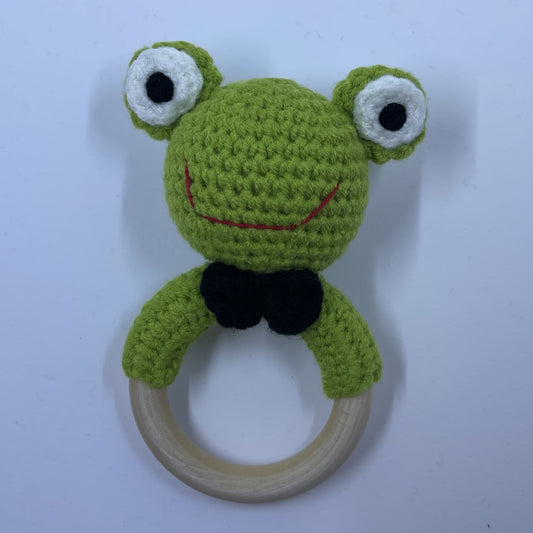 Baby Frog teething ring