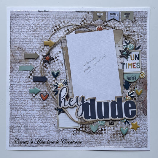 12x12 scrapbooking Uniquely Creative layout